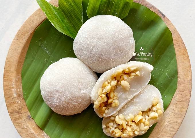 Resep Mochi Isi Kacang Tanah Oleh Anik Andayani Cookpad