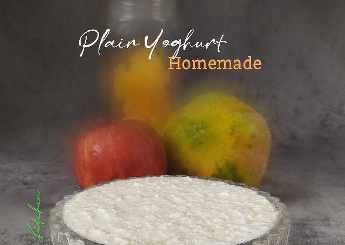 Resep Plain Yogurt Homemade Oleh Fadil S Kitchen Cookpad