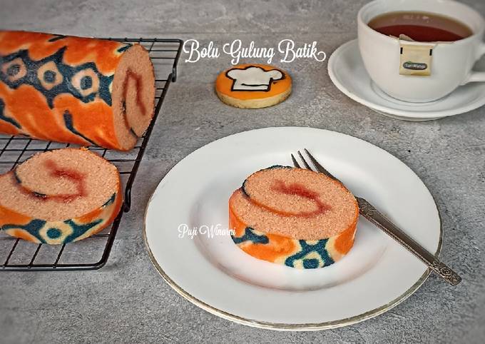 Resep Bolu Gulung Batik Oleh Puji Winarni Cookpad