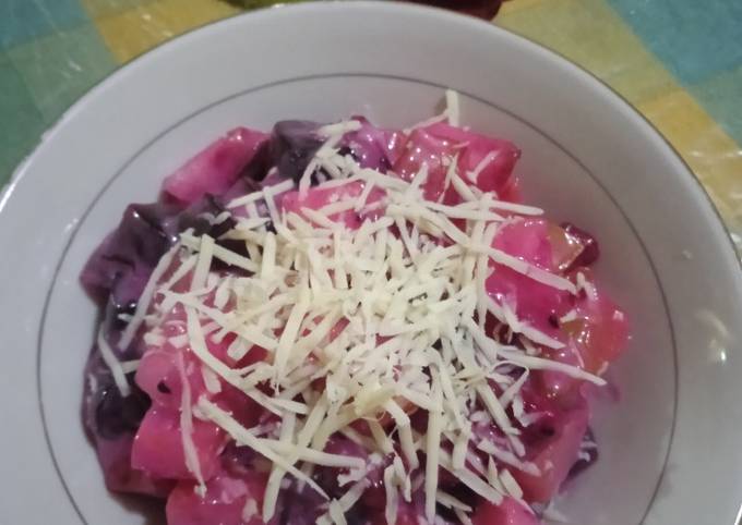 Resep Salad Buah Naga Oleh Dyah Wahyu Sulistisni Cookpad