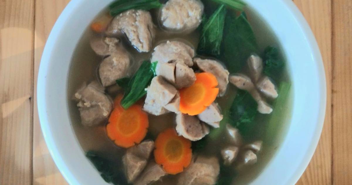 Resep Bakso Kuah Bening Oleh Ria Mamanya Tata Cookpad