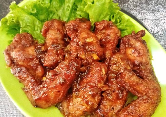 Resep Spicy Chicken Wings Oleh Via Vie Dapur Bunda Cookpad