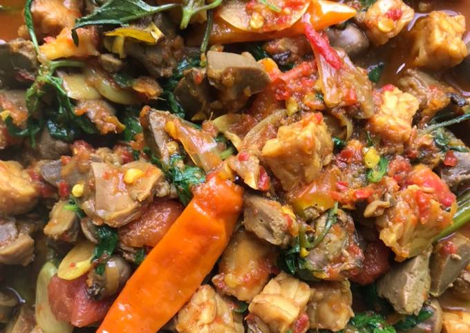 Resep Oseng Mercon Tempe Kemangi Ati Ampela Oleh Cindy Reffica Cookpad