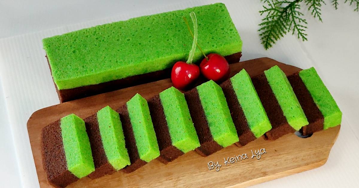 Resep Bolu Kukus Lapis Coklat Pandan Oleh Keina Lya Cookpad