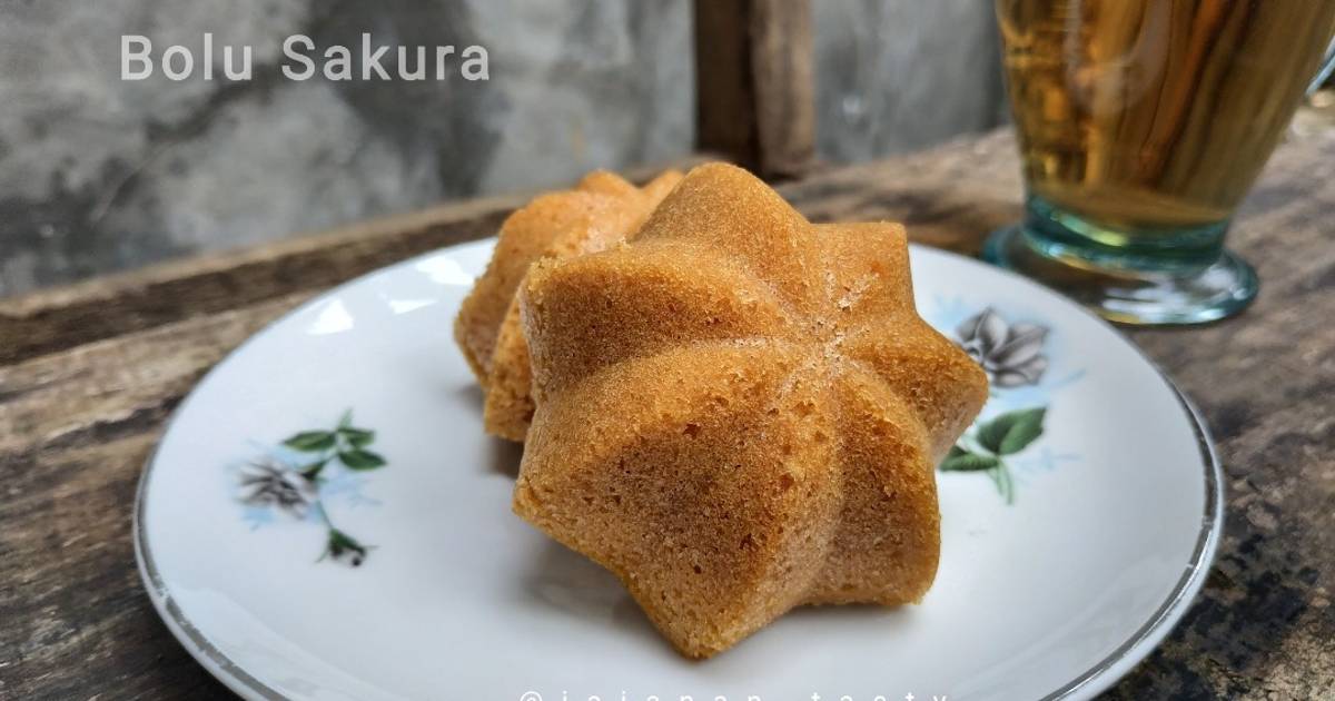 Resep Bolu Kukus Sakura Legit Lembut Dan Anti Gagal Oleh Jajanan Tasty