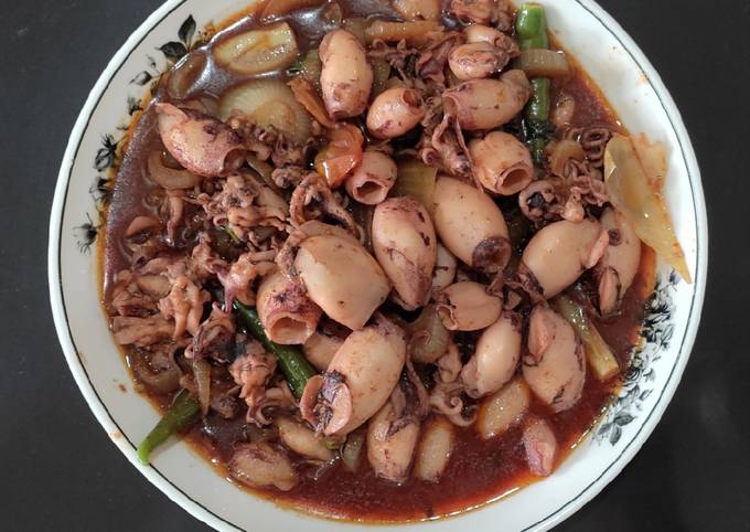 Resipi Tomyam Goreng Sotong Oleh Afif Cookpad