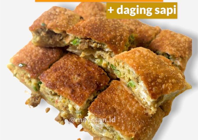 Resep Martabak Telur Daging Sapi Homemade Cara Buat Kulit Martabak