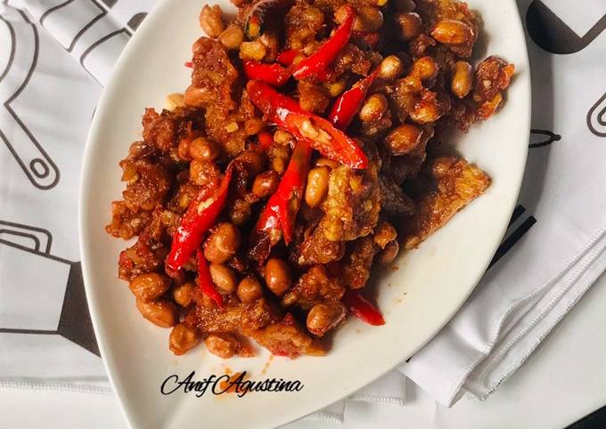 Resep Kering Tempe Kacang Oleh Anif Agustina Cookpad