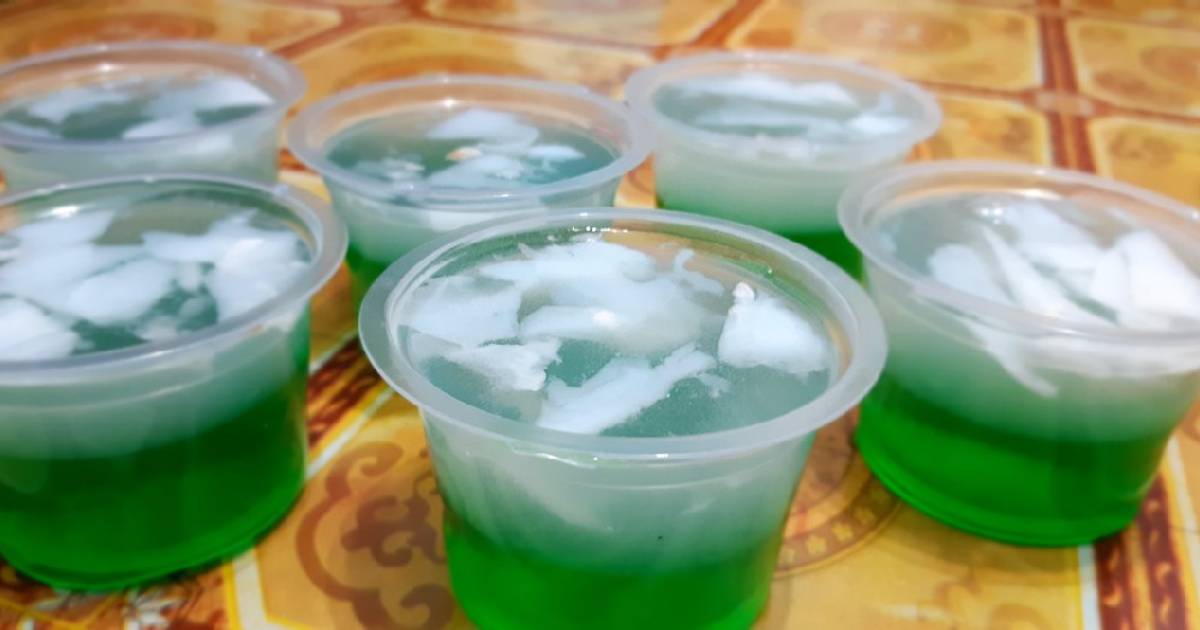 Resep Puding Pandan Kelapa Muda Oleh Homemade Widya Cookpad