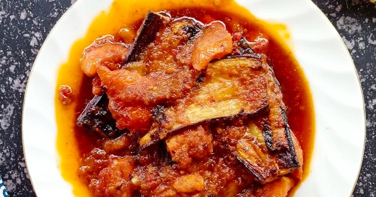 Resep Terong Bakar Tarung Babanam Dg Sambal Santan Terasi Oleh Glian