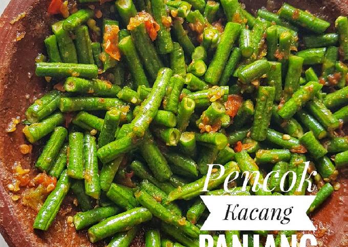 Resep Pencok Kacang Panjang Oleh Rara22 Cookpad