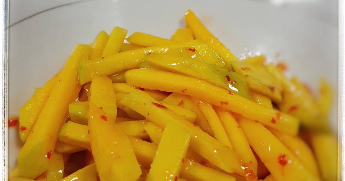 Resep Mangga Sambal Bangkok Enak Dan Mudah Cookpad