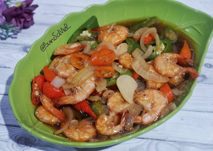 Resep Udang Saos Lada Hitam Oleh BundaMEL Cookpad