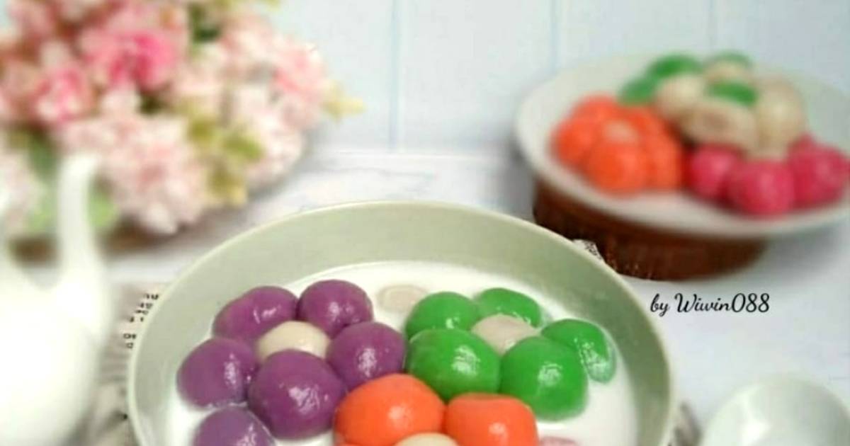 Resep Bua Loy Thai Dessert Mochi Kuah Santan Manis Oleh Wiwin