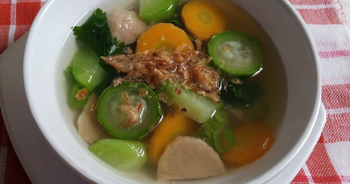 Resep Sup Sayur Labu Siam Enak Dan Mudah Cookpad