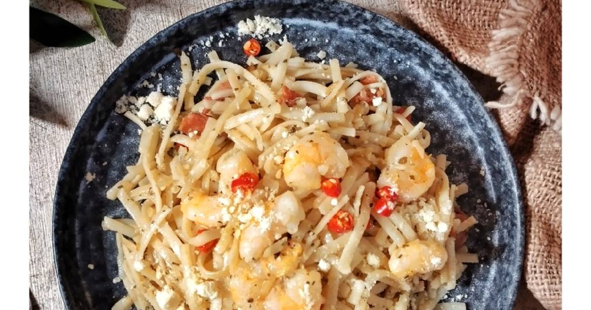 Resep Mie Goreng Udang Keju Pedas Oleh Aniesaryono Cookpad