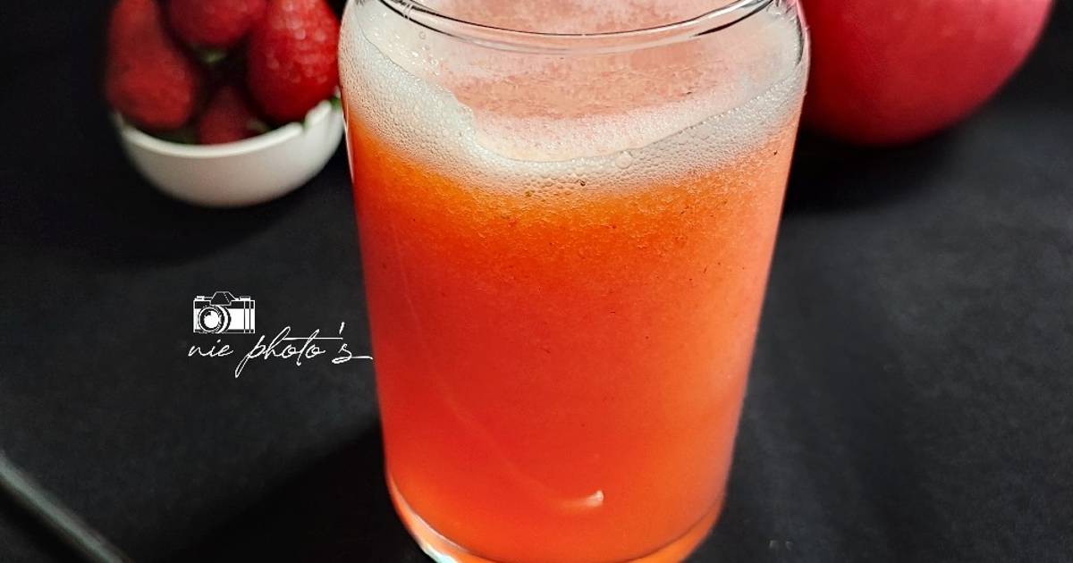 Resep Jus Apel Strawberry Oleh Nuniek Wijayanti Cookpad