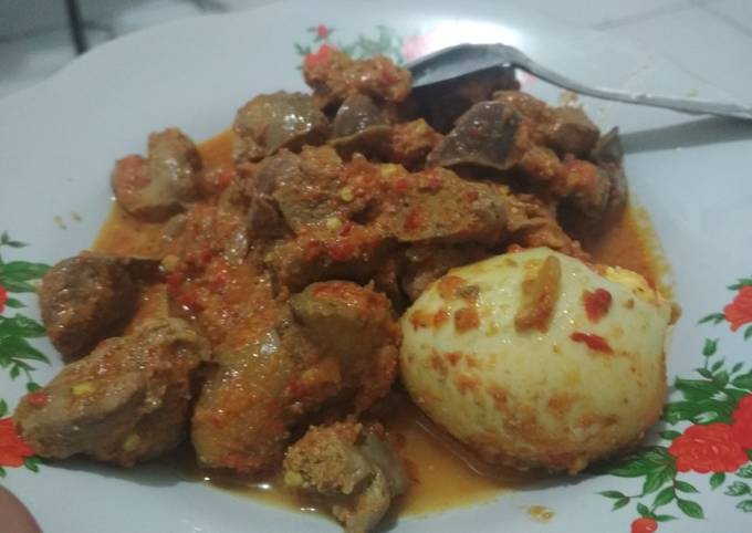 Resep Ati Ampela Telur Bumbu Rujak Oleh Mahmudah Istanti Is Cookpad