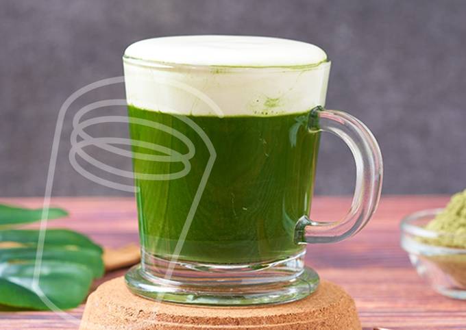 Resep Hot Matcha Latte Oleh Rich Products Indonesia Cookpad