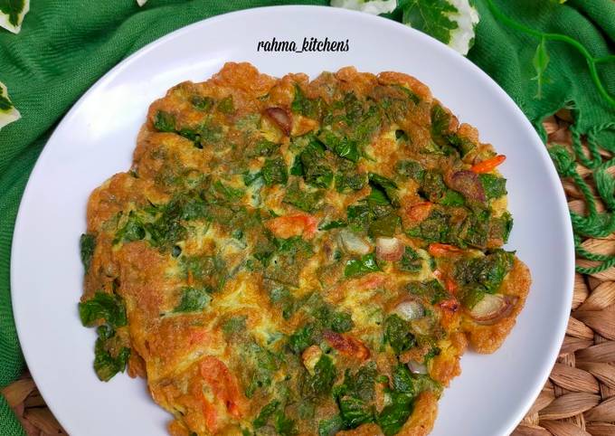 Resep Telur Dadar Daun Melinjo Oleh Rahma Bunda Radit Rafa Cookpad