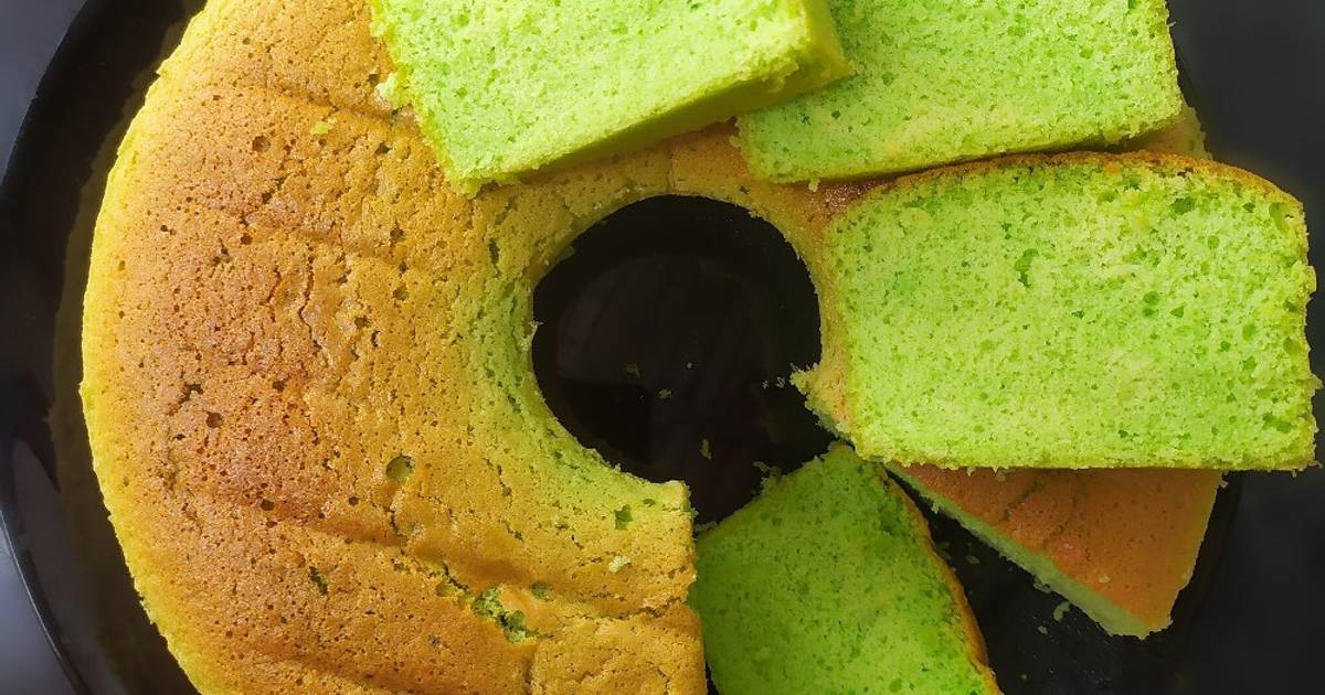 Resep Bolu Pandan Telur Irit Kempus Tanpa Pengembang Oleh Al Khair