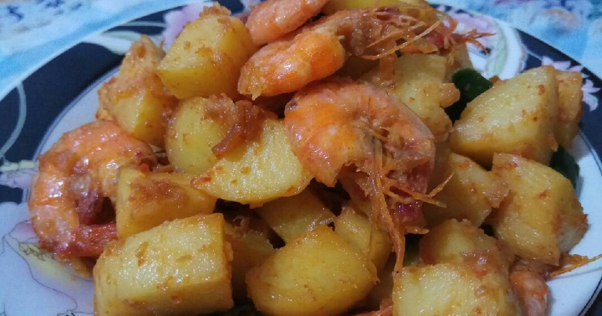 Resep Sambal Goreng Kentang Udang 16 Oleh Tiens Kitchen Cookpad