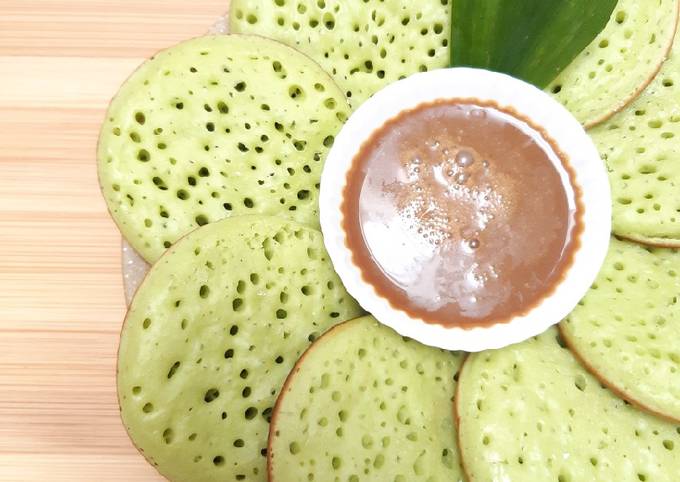 Resep Serabi Kuah Kinca Pandan Asli Oleh Nurul Fakhirah Irham Cookpad