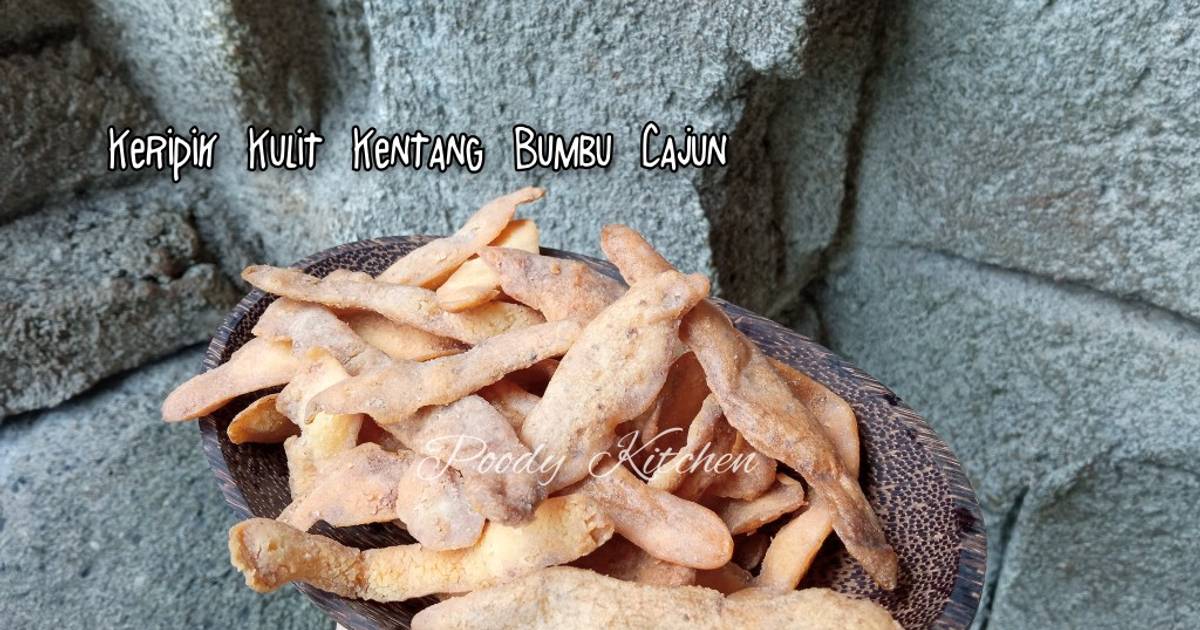 Resep Keripik Kulit Kentang Bumbu Cajun Oleh Pujani Handayani Cookpad