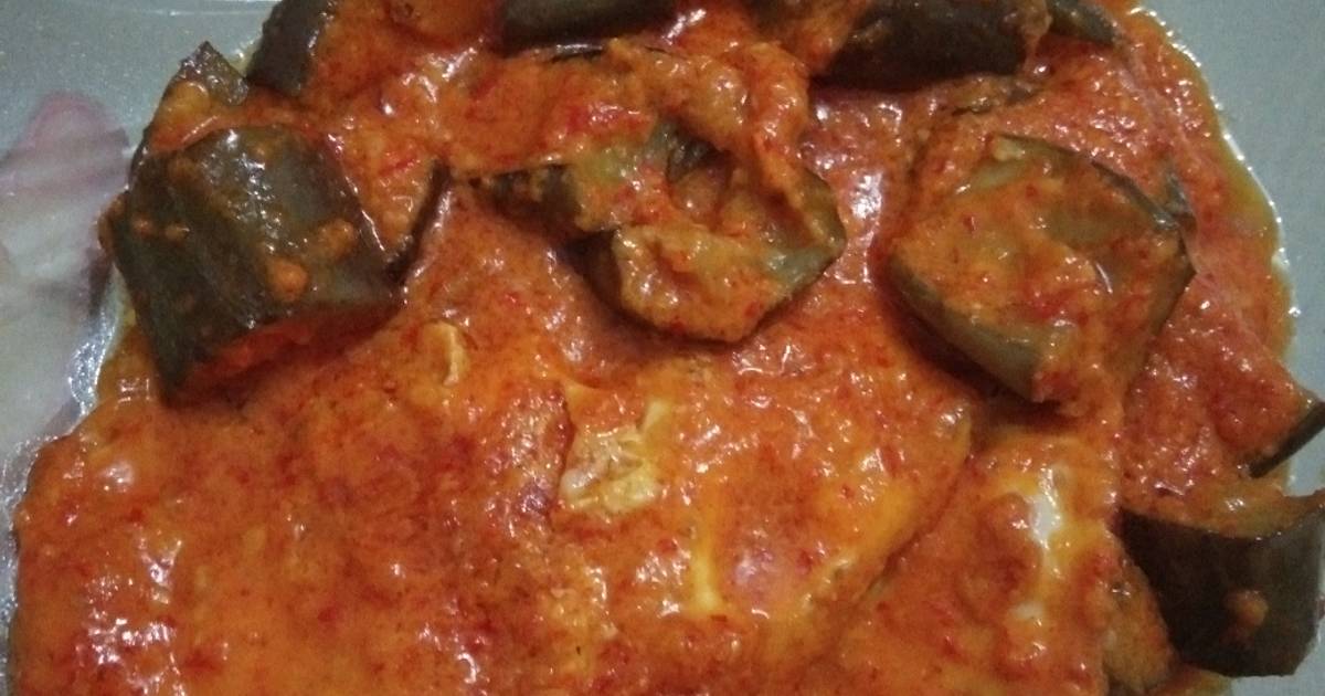 Resep Balado Telor Ceplok Terong Enak Dan Mudah Cookpad