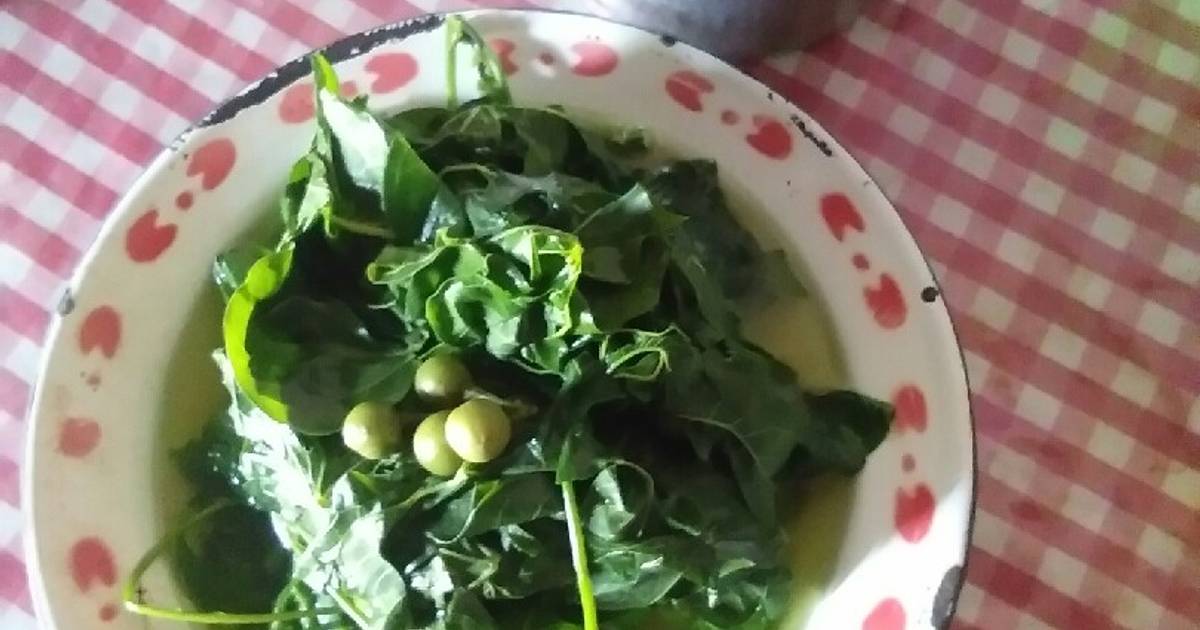 Resep Daun Singkong Rebus Simple Oleh Dapur Mama Syfa Cookpad