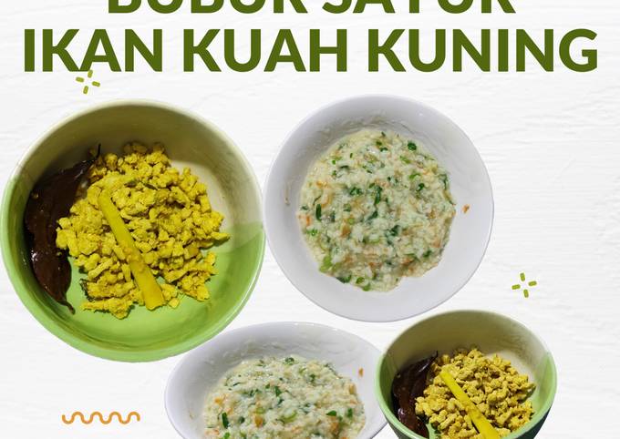 Resep MPASI 8m Bubur Sayur Ikan Kuah Kuning Oleh Richenly Tutupary