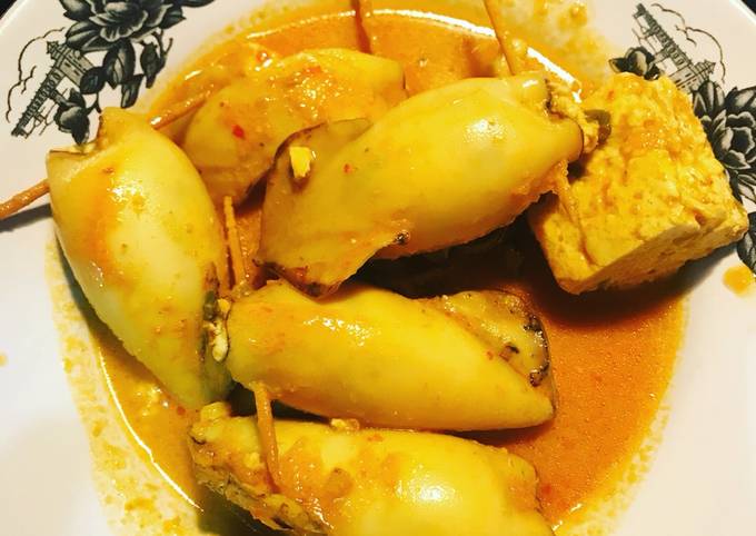 Resep Gulai Cumi Isi Tahu Oleh Bunda Aelatharizz Cookpad