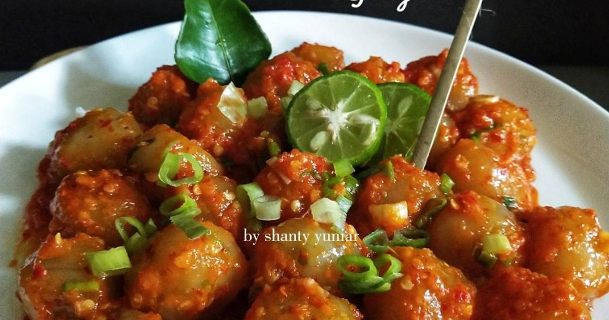 Resep Cilok Sambal Goang Oleh Shanty Yuniar Cookpad