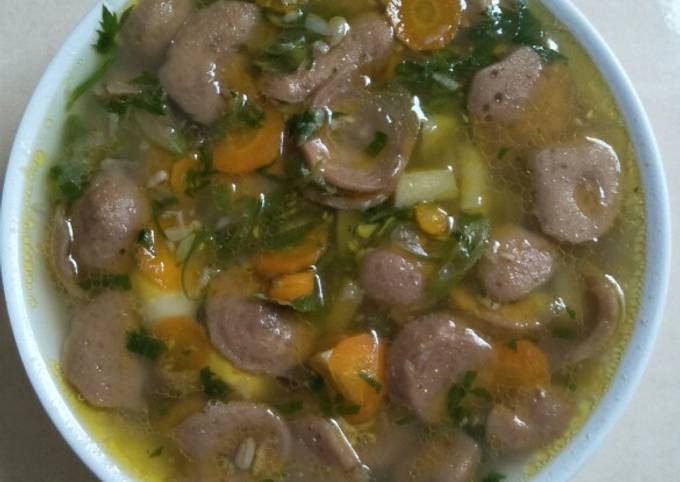 Resep Sayur Sop Bakso Telor Puyuh Oleh Destimana Cookpad