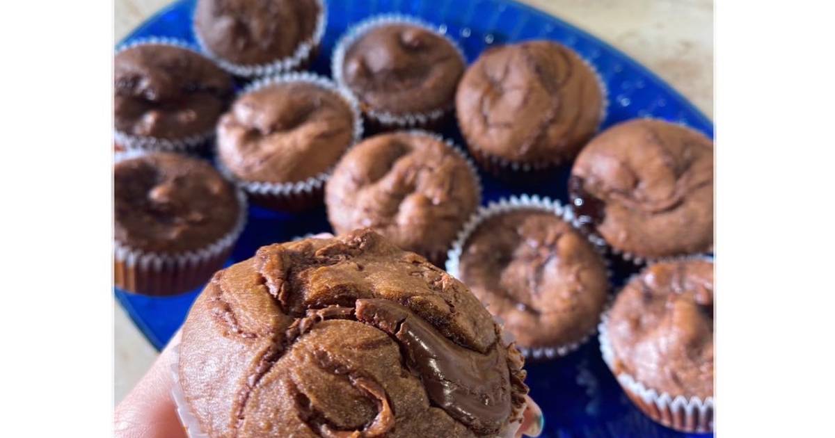 Nutell S Ban Nos Muffin Farkas Mira Receptje Cookpad Receptek