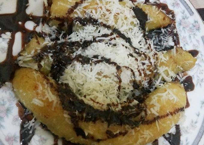 Resep Pisang Goreng Keju Coklat Lumer Oleh Ssshellaaa Cookpad