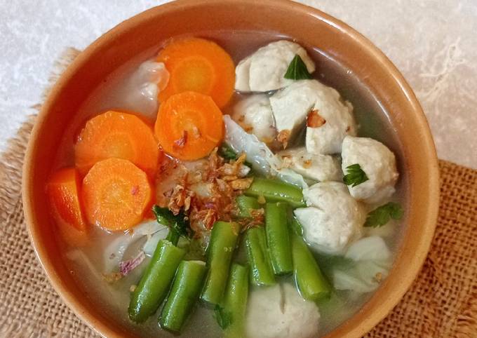 Resep Sayur Sop Bakso Oleh Febry Caturia Cookpad