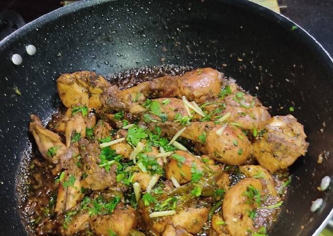 Highway Style Balochi Chicken Tikka Karahi Recipe By Bushra Mazhar