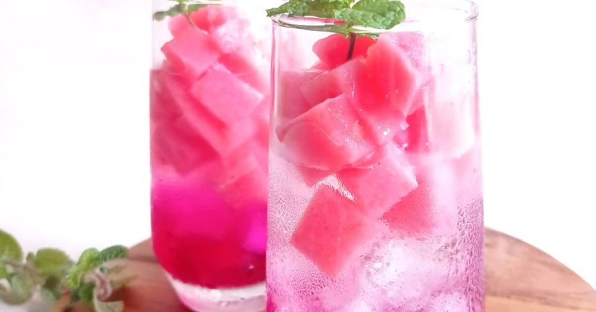 Resep Es Jelly Kulit Buah Naga Oleh Febry Caturia Cookpad