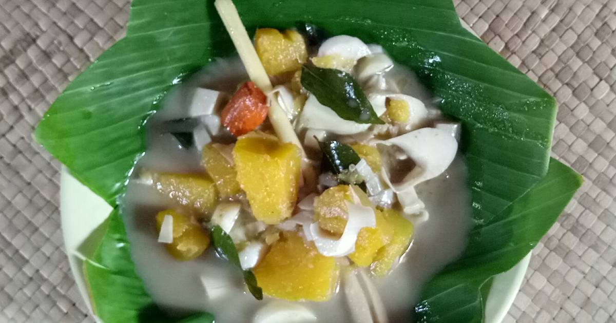 Resep Sayur Umbut Kelapa Labu Kuning Oleh Juwairiah Cookpad