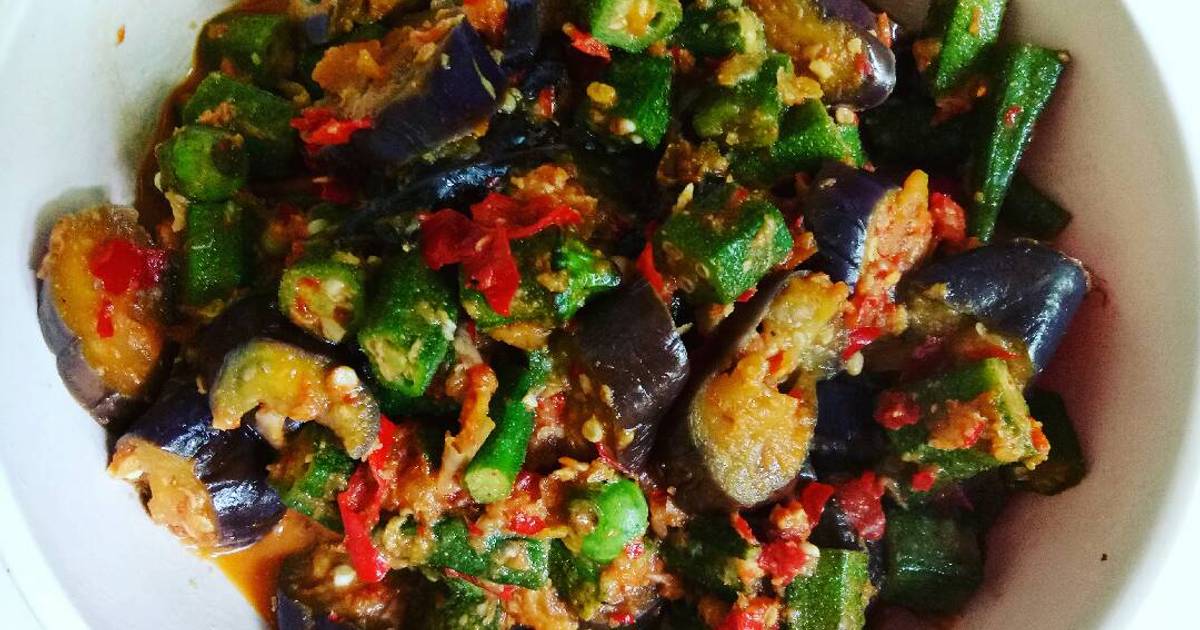 Resep Balado Kombinasi Okra Terong Oleh Yulias Untari Cookpad