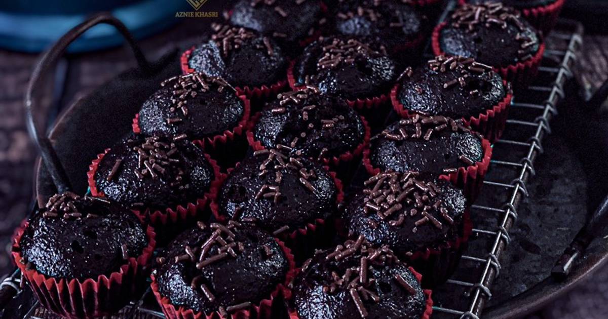 Resipi Kek Coklat Cupcake Oleh Aznie Khasri Cookpad