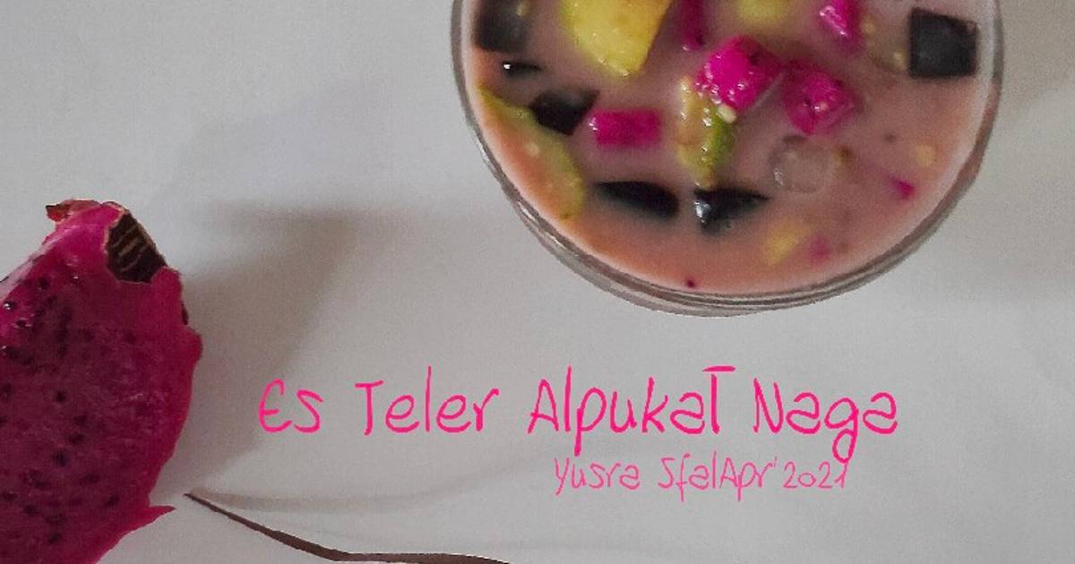 Resep Es Teler Alpukat Naga Oleh Yusra Sfa Cookpad