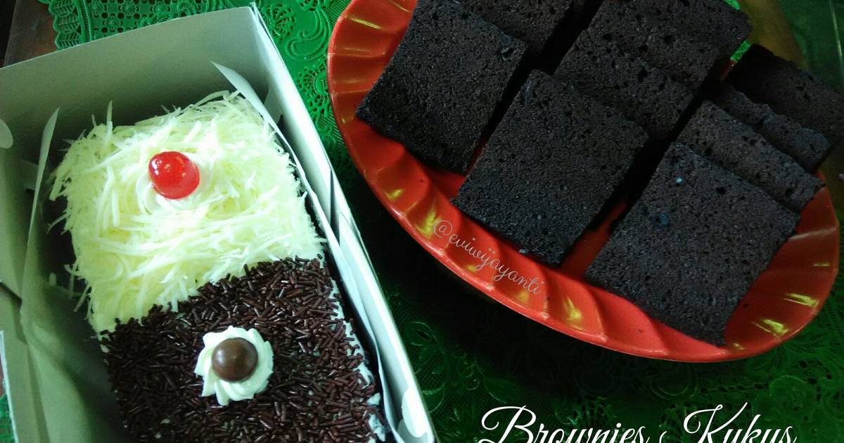 Resep Brownies Kukus Putih Telur Oleh Evi Wijayanti Cookpad