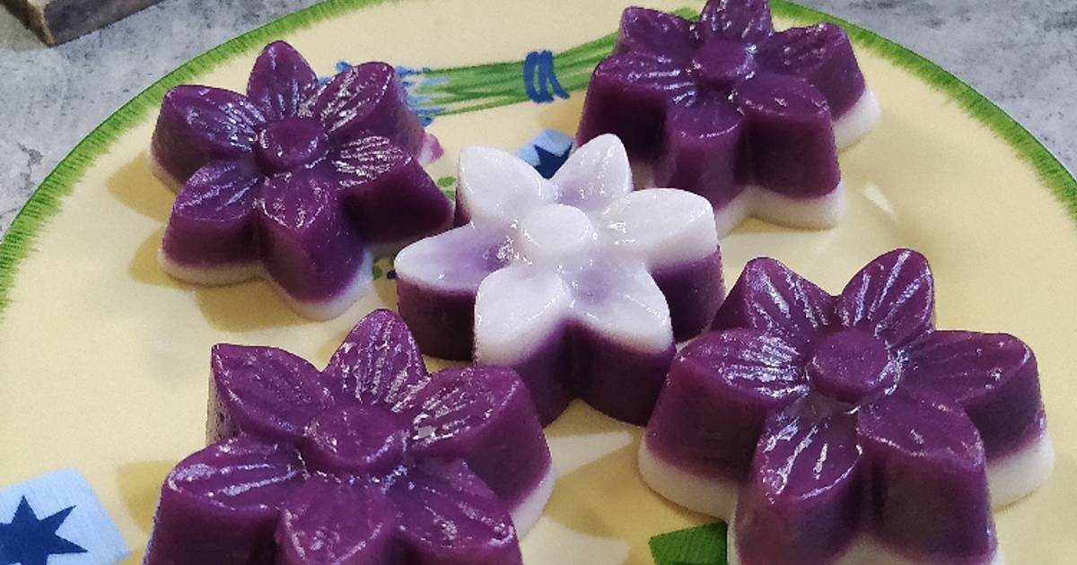 Resep Kue Talam Ubi Ungu Oleh Ella Hadibroto Cookpad