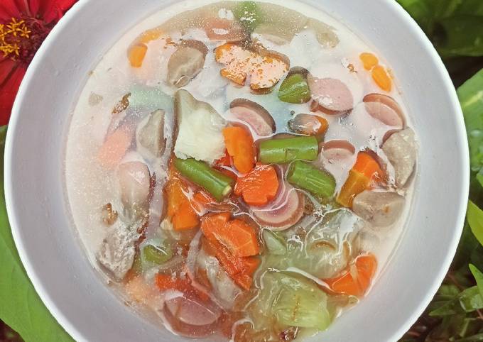 Resep Sop Baso Sosis Oleh Pipit Cookpad