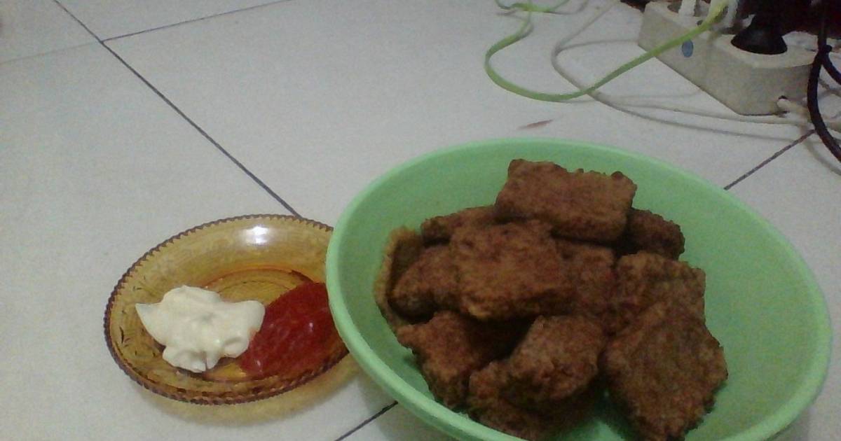 Resep Nugget Indomie Olahan Indomie Oleh Wulan Sari Gumilang Cookpad