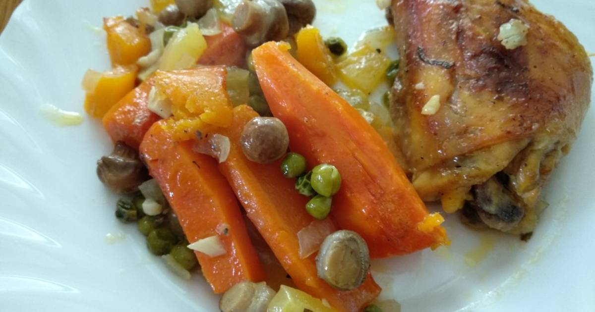 Pollo Al Horno A Mi Manera Receta De Reme Ruiz Cookpad