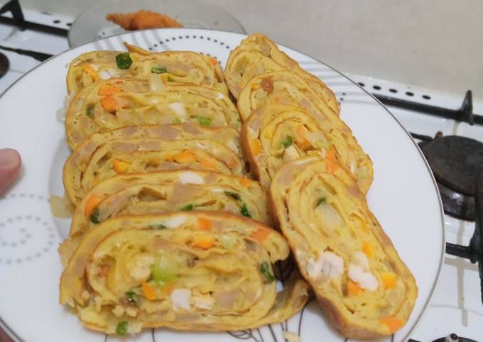 Resep Telur Dadar Gulung Gyeran Mari Oleh Ima Riza Cookpad