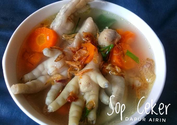 Resep Sop Ceker Oleh Dapur Airin Cookpad